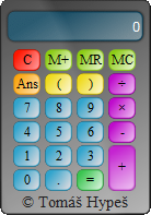 Miniaplikace Kalkulačka